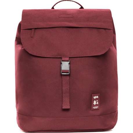 Lefrik Scout Laptop Rugzak - Eco Friendly - Recycled Materiaal - 14 inch - Bordeaux Rood