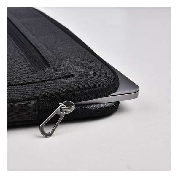 MSI Prestige laptop sleeve - Waterafstotend Polyester hoes met extra opbergvak - 14 inch - Zwart