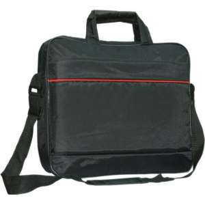 Laptoptas messenger bag / schoudertas / tas, geschikt voor Hp Pavilion Chromebook , zwart , merk i12Cover