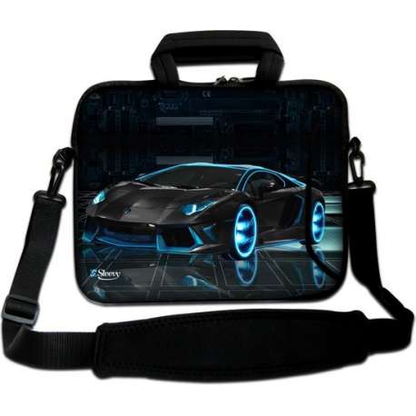 Sleevy 15.6 inch laptoptas Lamborghini design
