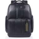 Piquadro Urban Fast Check PC Backpack 15.6'' Dark Blue