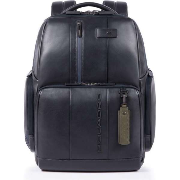 Piquadro Urban Fast Check PC Backpack 15.6'' Dark Blue