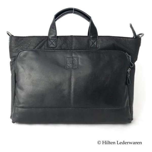 Leather Design Premium leather Dames Schoudertas Donkerblauw