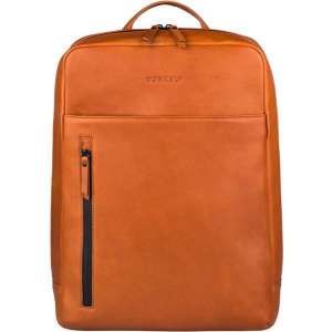 BURKELY Rain Riley Backpack Rugzak 15.6 inch laptopvak - Corroded Cognac