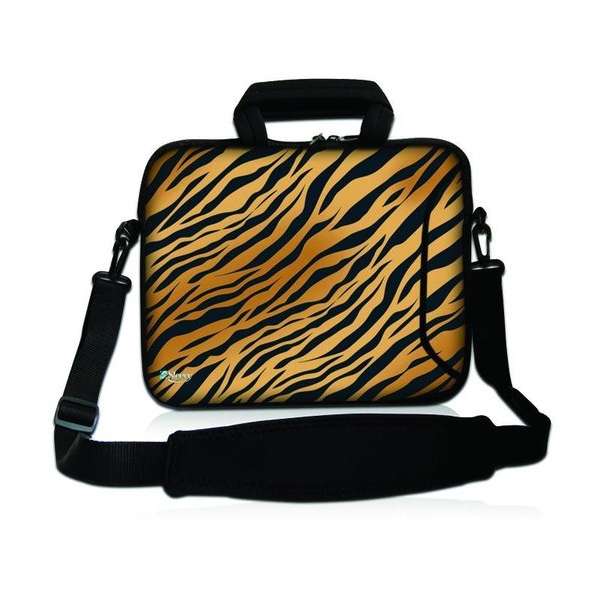 Laptoptas 14 inch tijgerprint - Sleevy