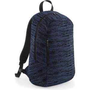 Duo knit backpack rugtas, Kleur Navy/ Black
