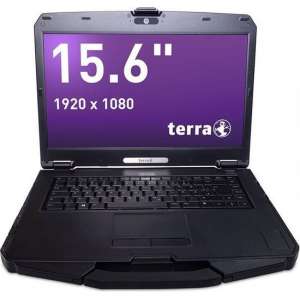 Terra Mobile Industry 1583 15.6" rugged laptop, i5-8265U, 500GB SSD, seriele poort (RS-232), Windows 10 Pro