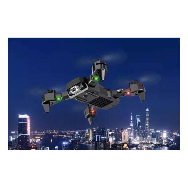 Drone met 4K met dubbele camera - Video in beschrijving - wifi - volgsysteem - LED lights - geleverd in hard-case koffer