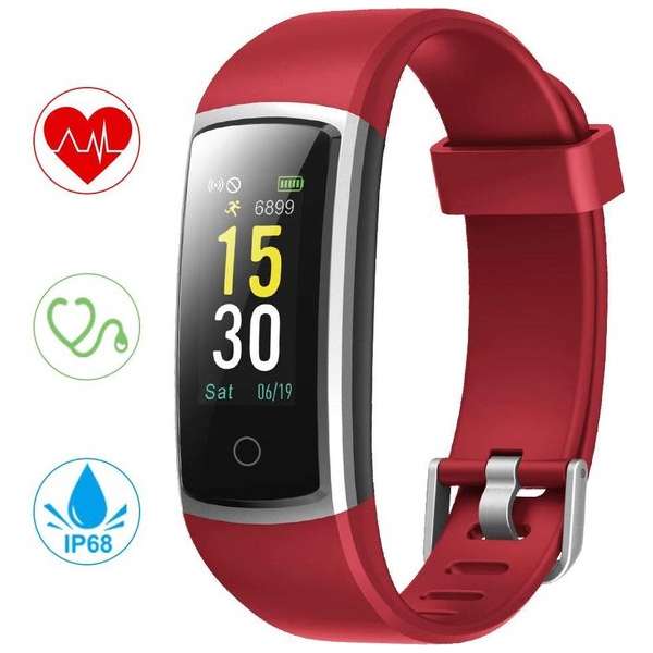 SmartWatch-Trends ID128 HM - Activity Tracking - Rood