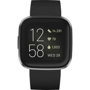 Fitbit Versa 2 - smartwatch - zwart