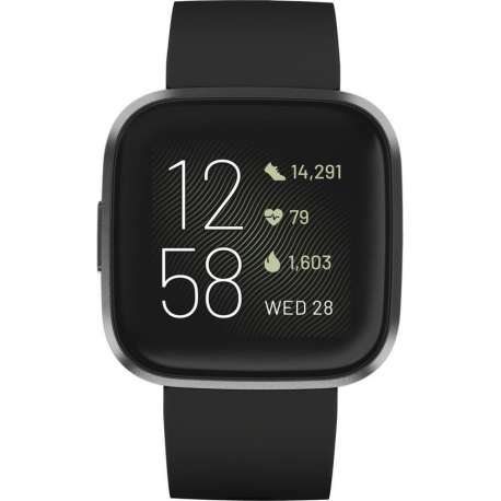 Fitbit Versa 2 - smartwatch - zwart
