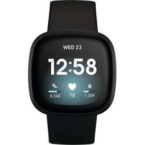 Fitbit Versa 3 - Smartwatch - Zwart
