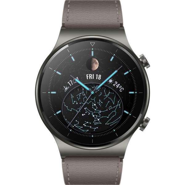 Huawei Watch GT 2 Pro - Smartwatch - 46 mm -  Grijs/Bruin