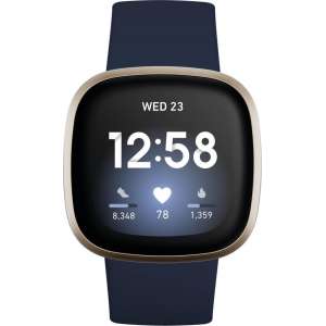 Fitbit Versa 3 - Smartwatch - Blauw