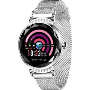 SAMMIT® Dames Smartwatch Zilver Met Stappenteller- Meldingen- Hartslag- Calorieën Meter- Iphone&Android