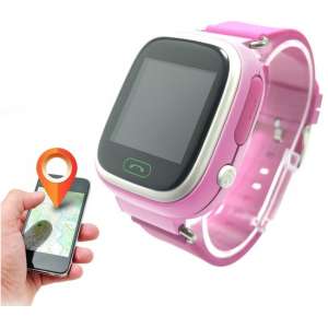 KUUS. GPS horloge kind, smartwatch voor kinderen met GPS tracker - Roze