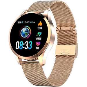 Belesy® Q9 - Smartwatch -  Rose goud
