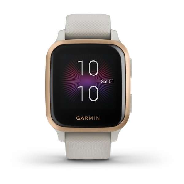 Garmin Venu Sq Music - Smartwatch - Beige/roségoud