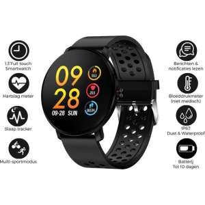 Denver SW-171 / Smartwatch / Bluetooth Sportwatch met hartslagmeter / Social activity / iOS & Android / Zwart