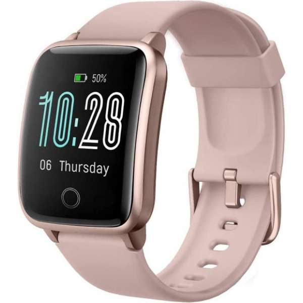 SmartWatch-Trends S205E - Smartwatch - Hartslagmeter - Roze - Smartwatches - Voor ieder wat wils! 35% Korting