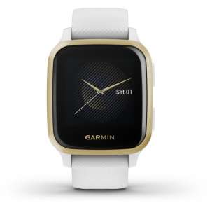 Garmin Venu Sq - Smartwatch - Wit/Lichtgoud