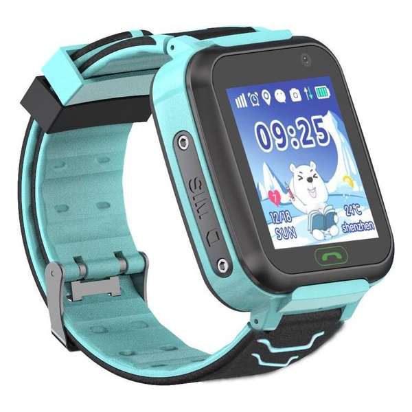 Maoo Smartwatch voor Kinderen - Premium Kindersmartwatch V3 - 4G - GPS+ - Video Call Functie - Safezone functie - Groen
