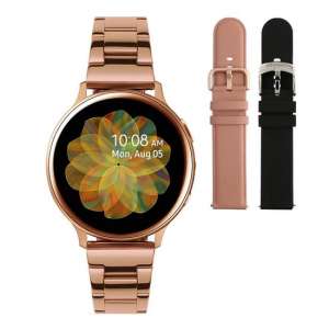 Samsung Galaxy Watch Active2 - Staal - Schakelband - 40mm - Special Edition - Rosegoud