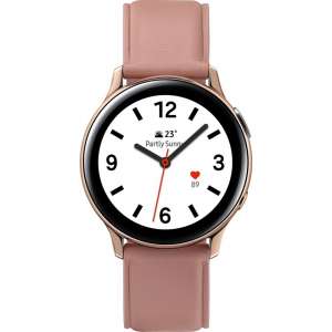 Samsung Galaxy Watch Active2 - Stainless steel - 40mm - Goud/Roze