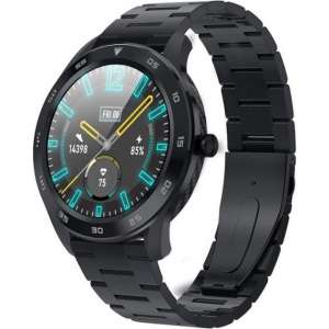 DrPhone Model X - Bluetooth Smartwatch Met Belfunctie - Microfoon - Stappenteller - Luxe Horloge - Sporthorloge - Zwart