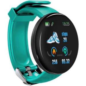 Belesy® - Smartwatch - aquablauw -  inclusief gratis USB oplaadstekker
