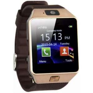 Bluetooth SmartWatch - Android - Goud