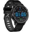 Smarty SW004A Smart Watch - Sport horloge - Activitytracker - Zwart