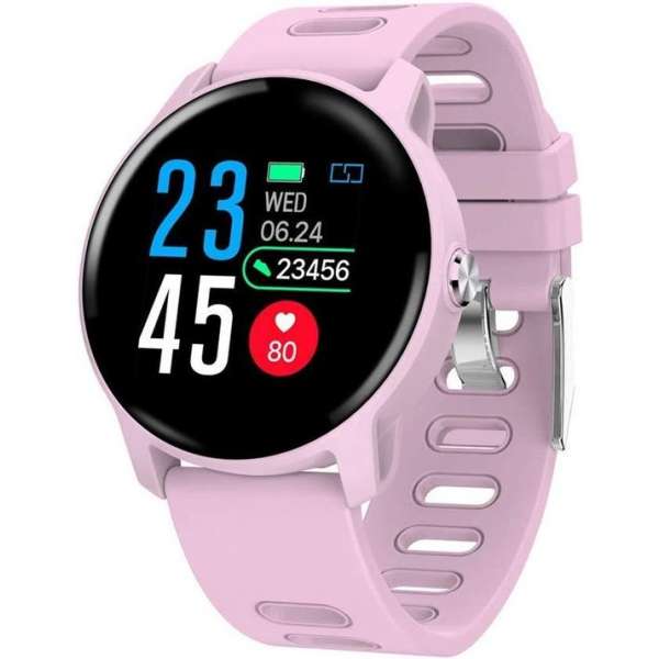 DrPhone - M7 Smartwatch - Waterdicht - Zwemmen - Hardlopen - Berichten ontvangen - Luxe Watch - Roze