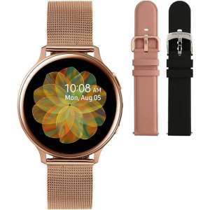 Samsung Galaxy Watch Active2 - Staal - Milanese Band - 40mm - Special Edition - Rosegoud