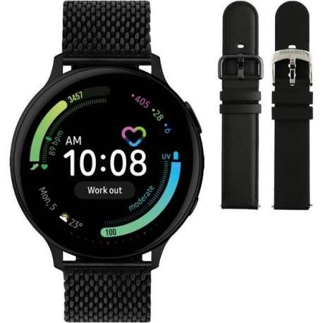 Samsung Galaxy Watch Active2 - Staal - Milanese Band - 44mm - Special Edition - Zwart