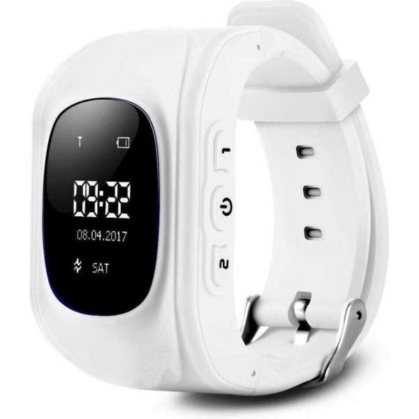 Kinder GPS Horloge - Wit - Smartwatch - Track App - Smartwatches - budgethardware.net- Voor ieder wat wils! 35% Korting