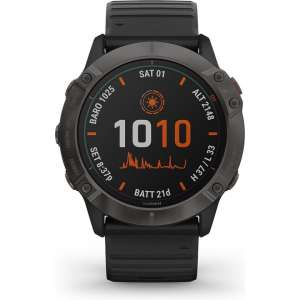 Garmin Fenix 6X Chrono Smartwatch  - 51 mm - Zwart