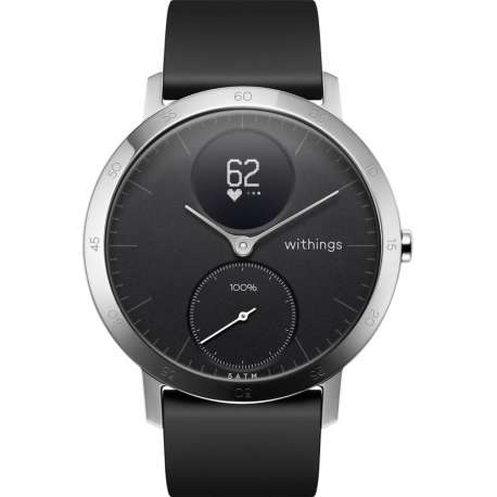 Withings Steel HR - Hybride Smartwatch - Zwart - Ø 40mm