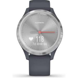 Garmin Vivomove 3S - hybride smartwatch - 39 mm - Blauw/zilver
