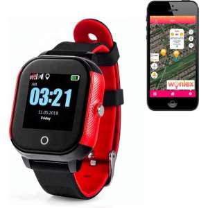 GPS tracker horloge kind junior & Senior Aqua Wifi Sports zwart [IP67 waterdicht]