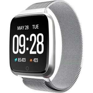 Smartwatch Active - Hartslagmeter - Android/IOS - Zilverkleurig