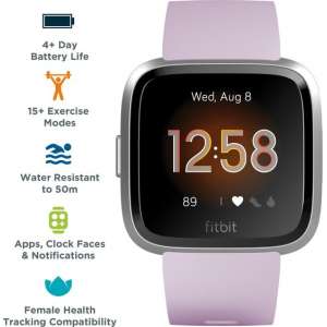 Fitbit Versa Lite - Smartwatch - Lila
