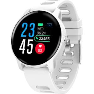 DrPhone - M7 Smartwatch - Waterdicht - Zwemmen - Hardlopen - Berichten ontvangen - Luxe Watch  - Wit