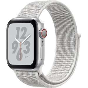 Apple Watch Series 4 Nike+ - Smartwatch - Zilver/Wit - 40mm