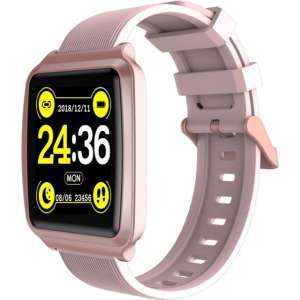 Optible® Occo - Smartwatch Dames - Smartwatch Heren - Horloge - Stappenteller - Kleurenscherm - Full Touch - Roze