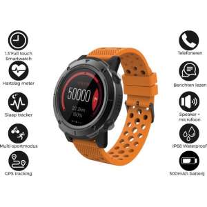 Denver SW-510 - Bluetooth smartwatch met GPS functie - activity tracker - hartslagmeter - Fitbit - Oranje