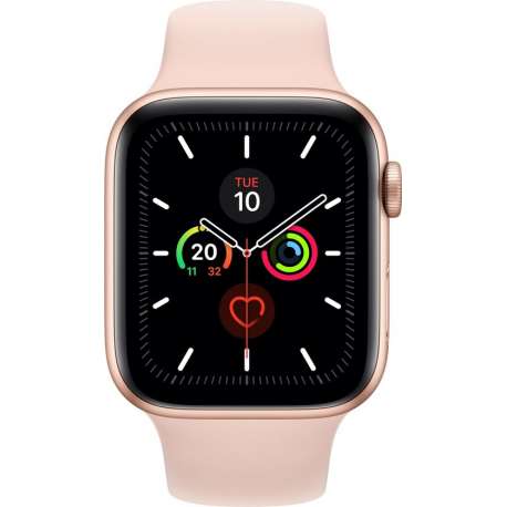 Apple Watch Series 5 GPS + Cell 44mm Gold Alu Case Pink Band