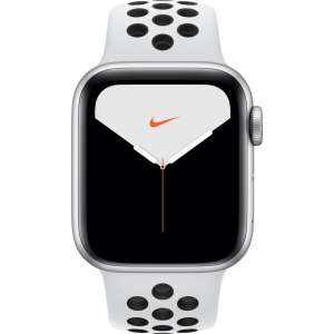 Apple Watch Series 5 Nike - Smartwatch - Zilver - 40mm