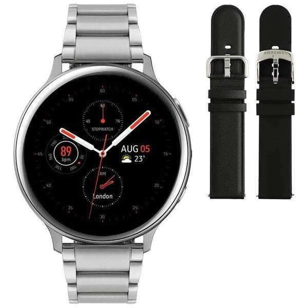 Samsung Galaxy Watch Active2 - Staal - Schakelband - 44mm - Special Edition - Zilver