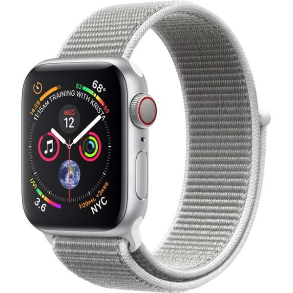 Apple Watch Series 4 GPS Cell 40mm Silver Alu Sport Loop